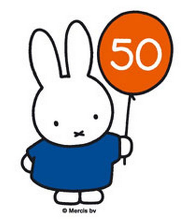 Happy 50th anniversary Miffy!!