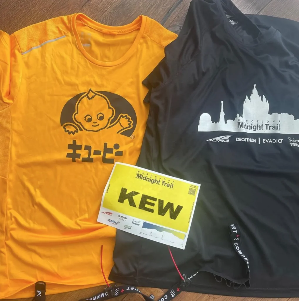 Kewpie running Barcelona