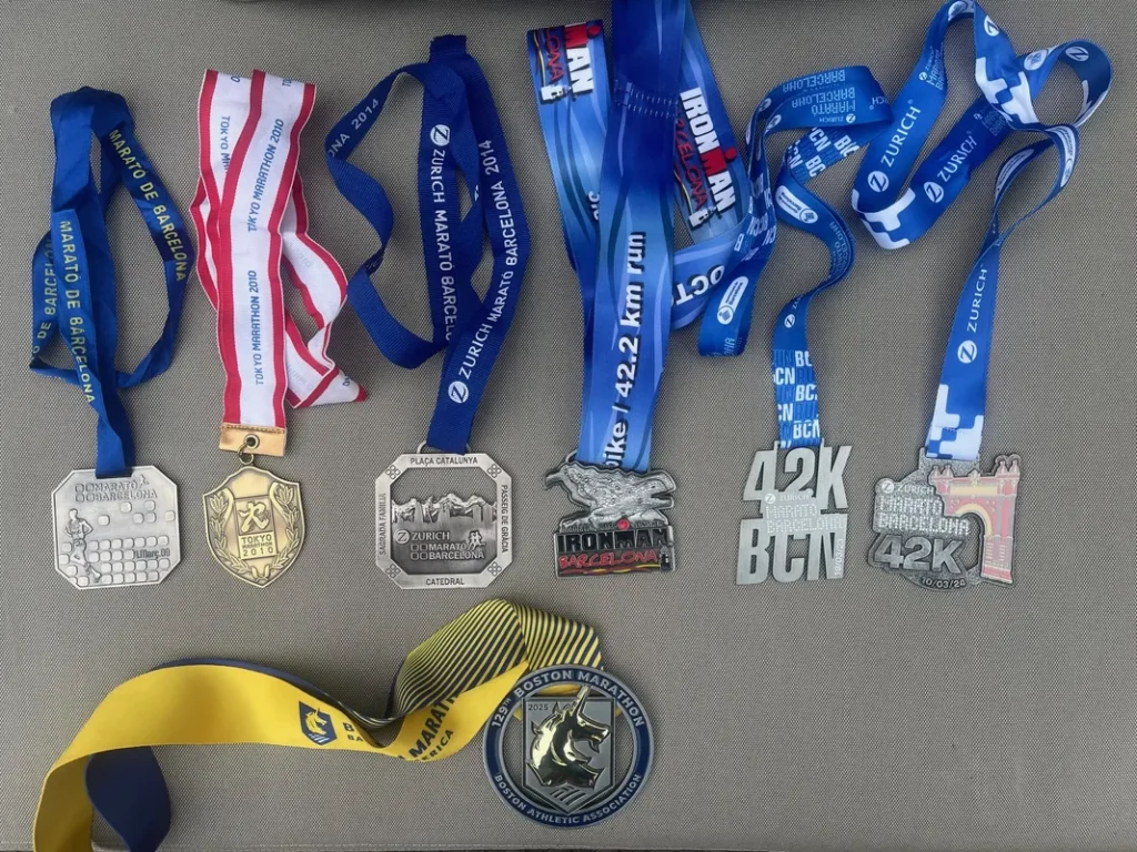 All our marathon medals